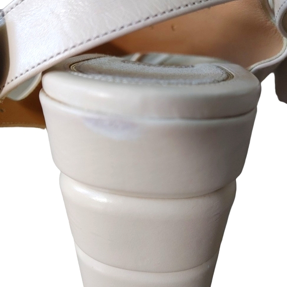 Salvatore Ferragamo Leather Strap Block Heels Shoes - Picture 5 of 16